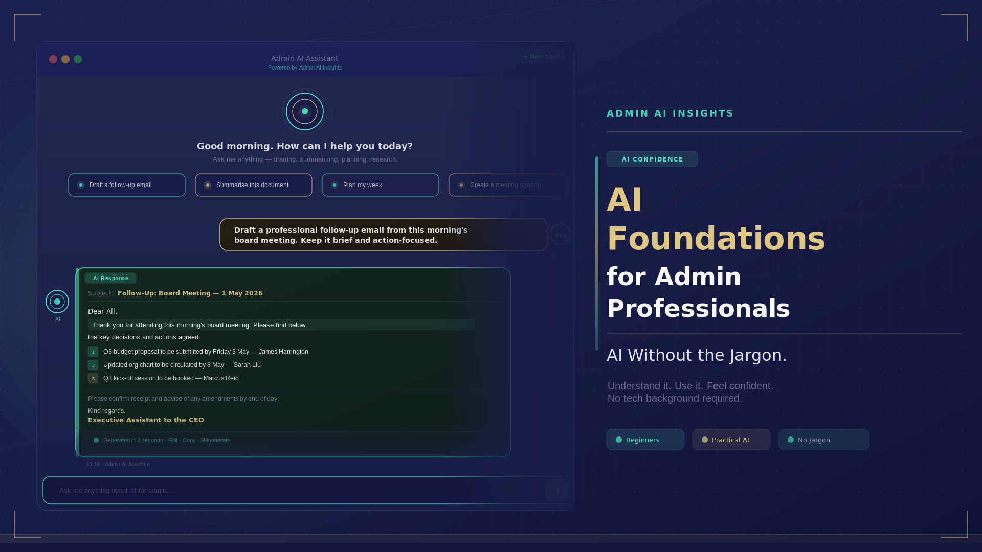 AI Foundations for Admin Professionals